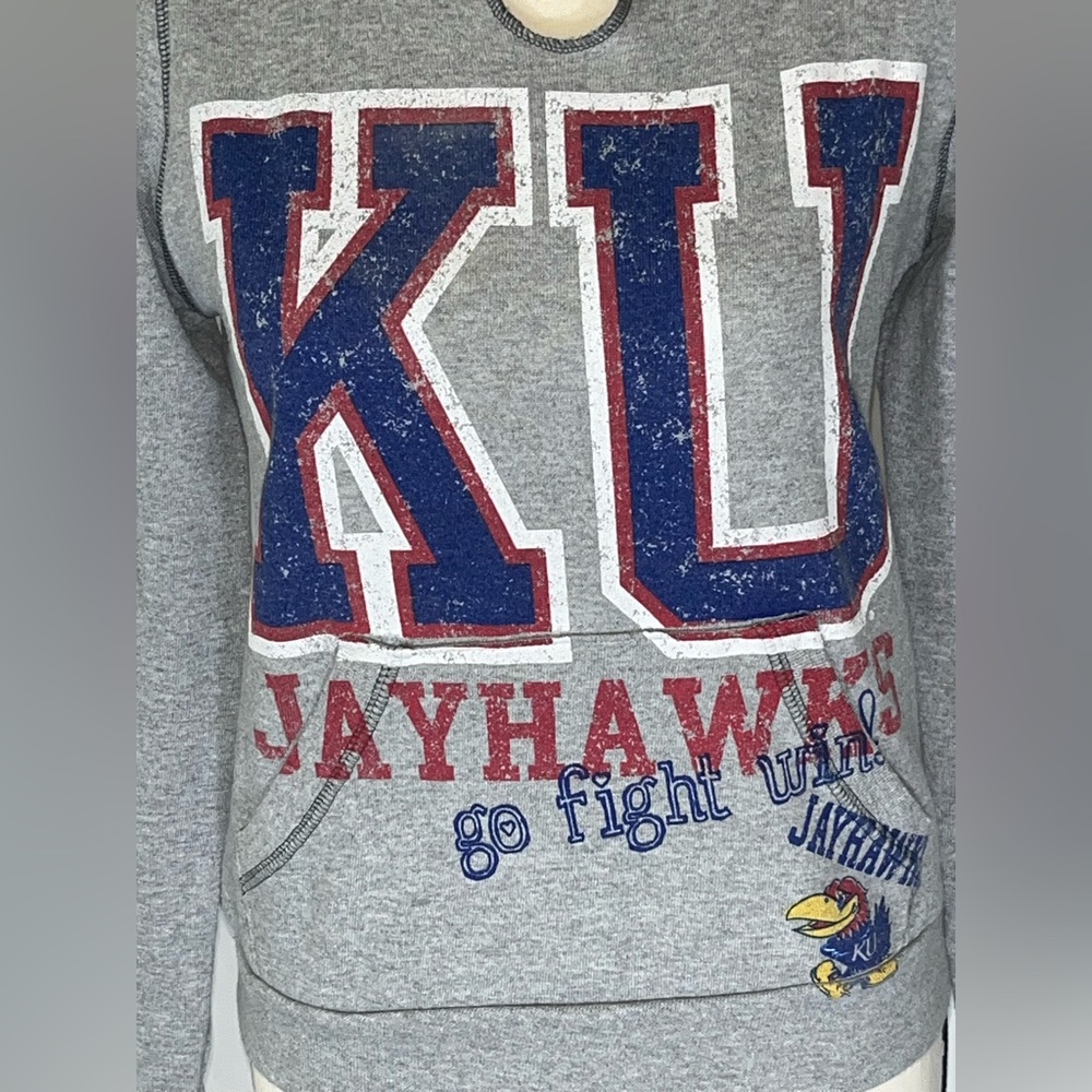 Soffe Kansas Jayhawks Hoodie - Picture 2 of 7